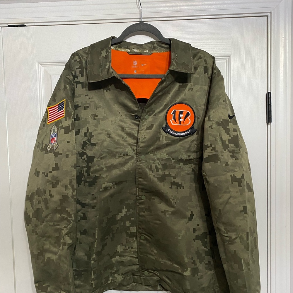 Cincinnati Bengals digital camo jacket
